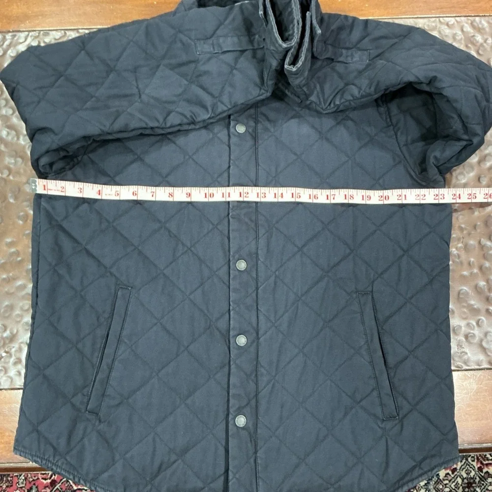 Levi's Men's Diamond Quilted Canvas Jacket, Blue, Large, Zip & Snap, Work, Farm